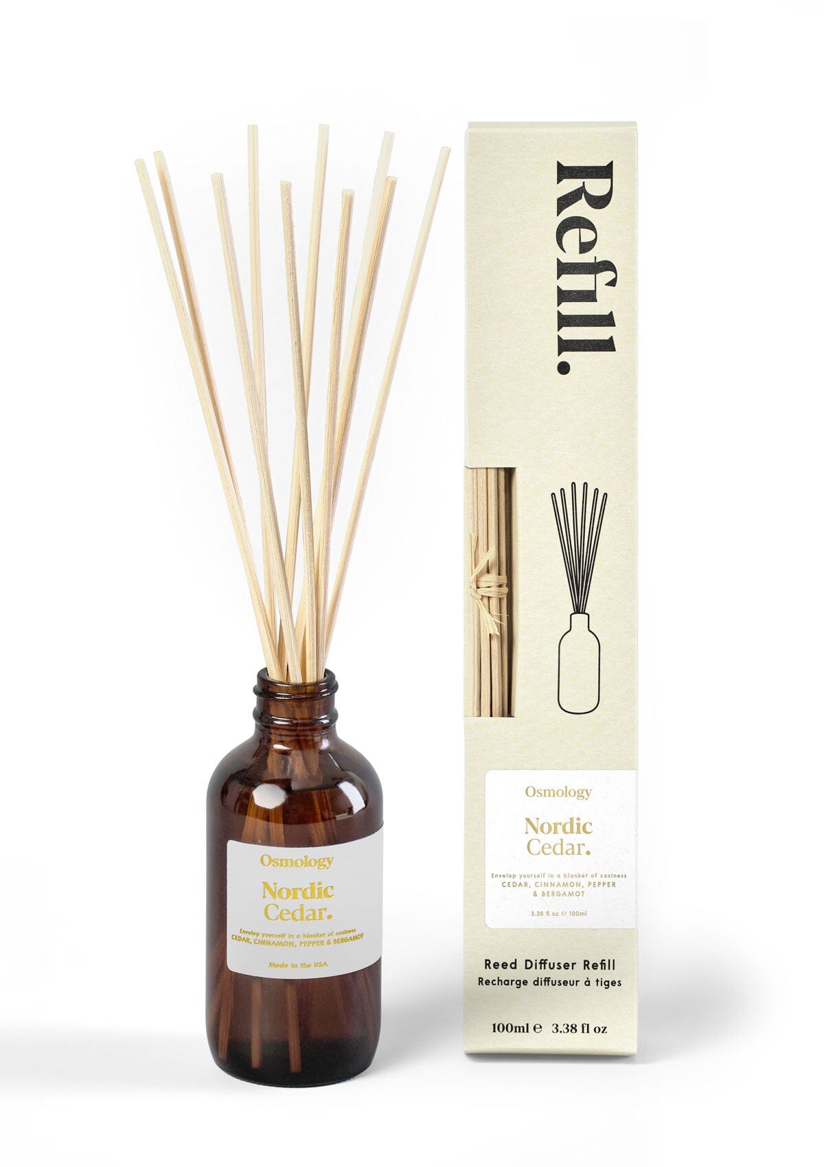 Nordic Cedar Amber Diffuser Refill