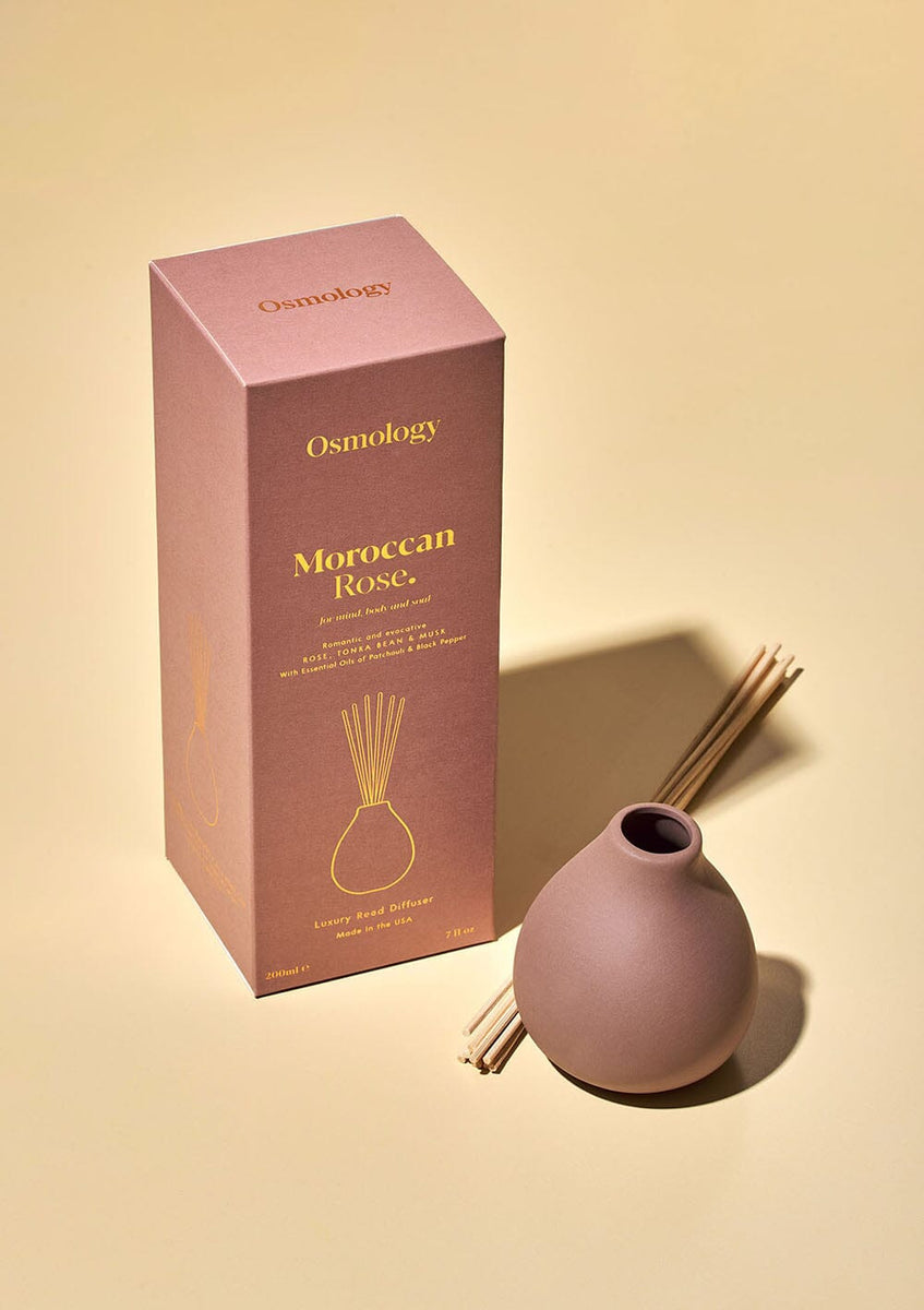 Moroccan Rose Reed Diffuser Rose Tonka and Musk Osmology