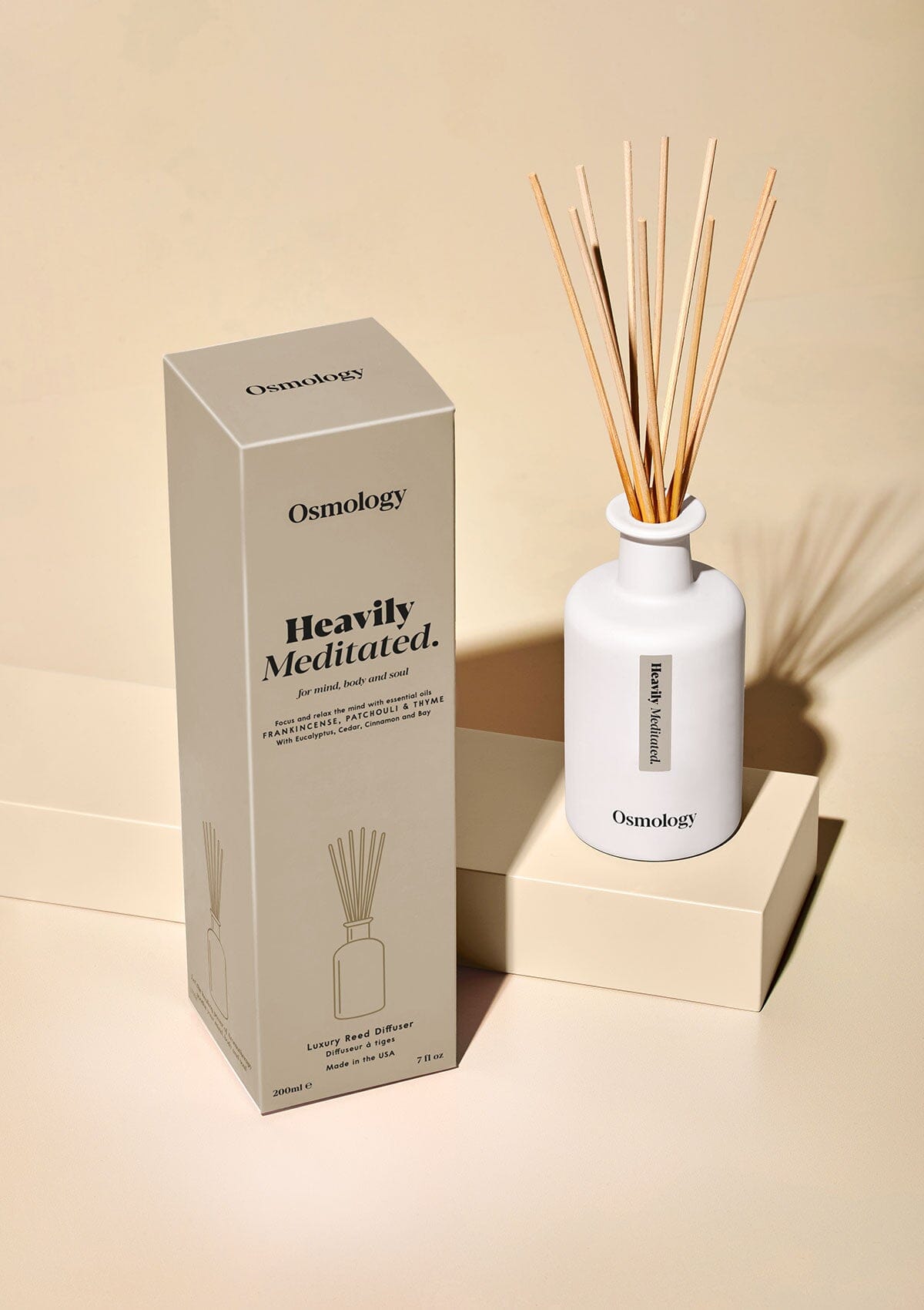 Heavily Meditated Reed Diffuser - Frankincense Patchouli and Thyme