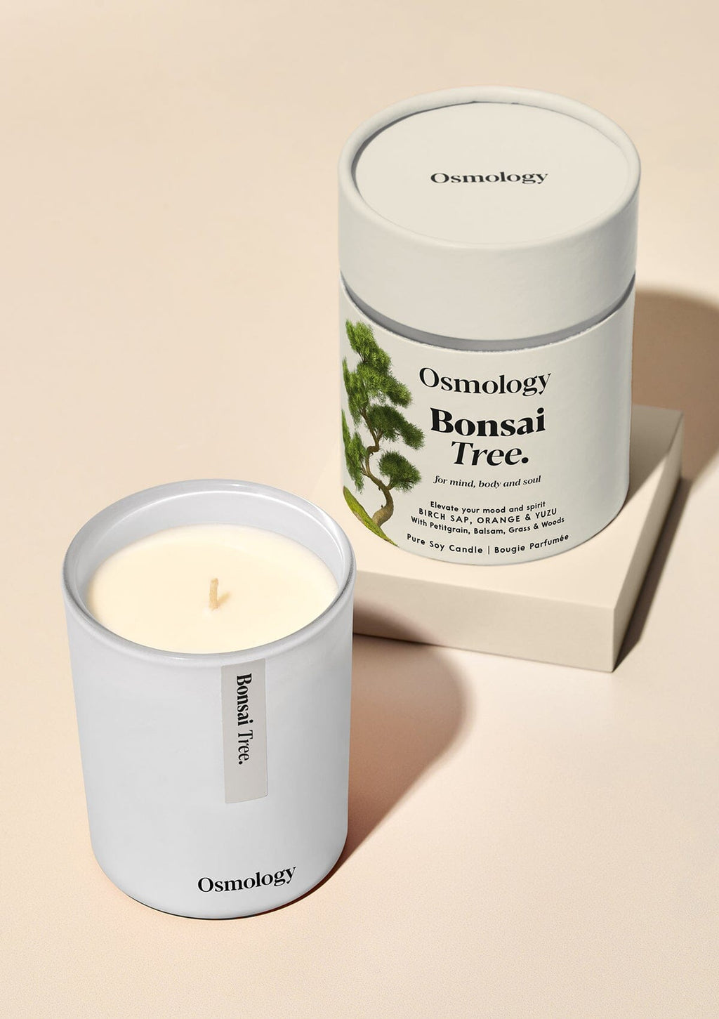 candle tree bonsai Bonsai Tree Soy Wax Scented Candle - Vegan & Natural