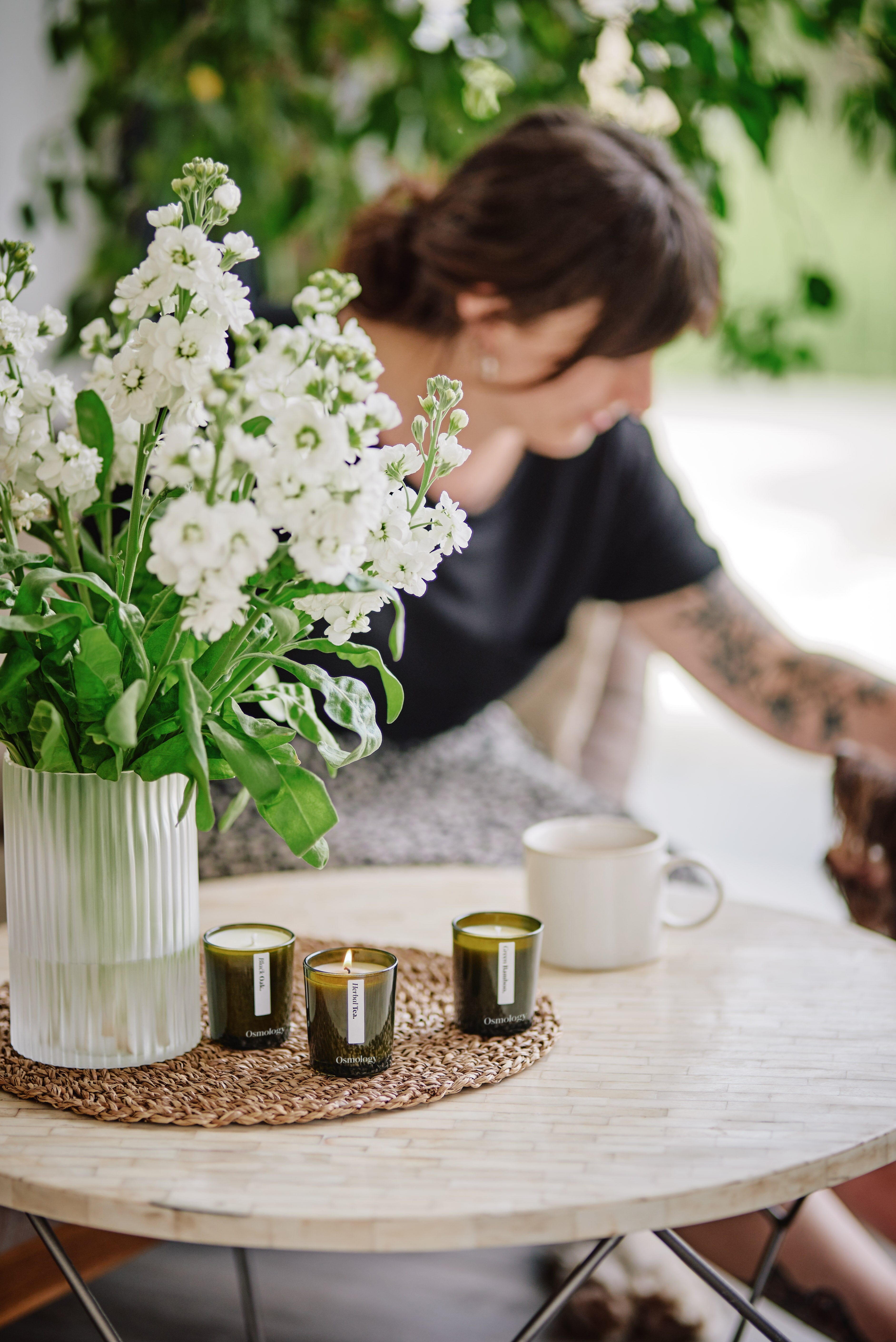 Botanical Green Mini Candle Gift Set