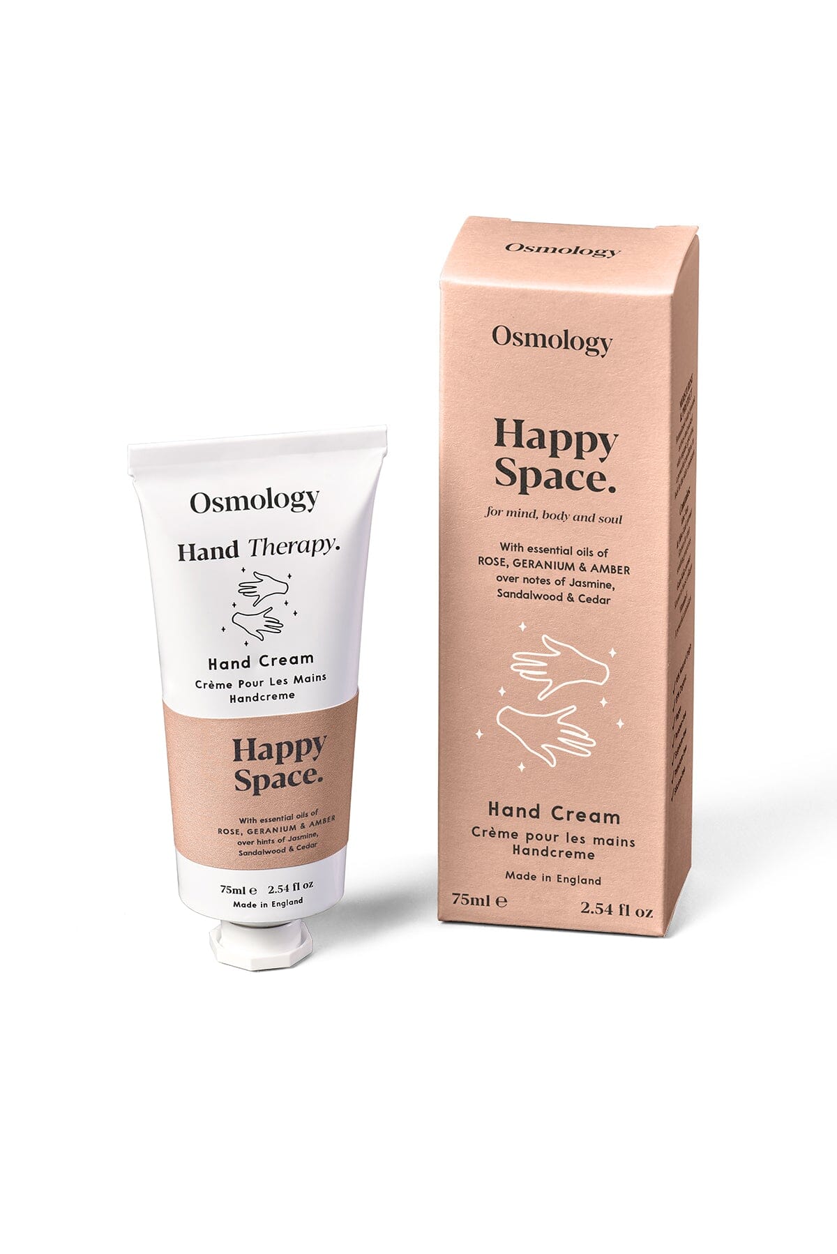 Happy Space Hand Cream - Rose Geranium and Amber