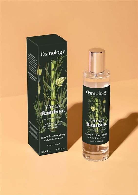 Green Bamboo Room Spray - Cypress Patchouli and Orange