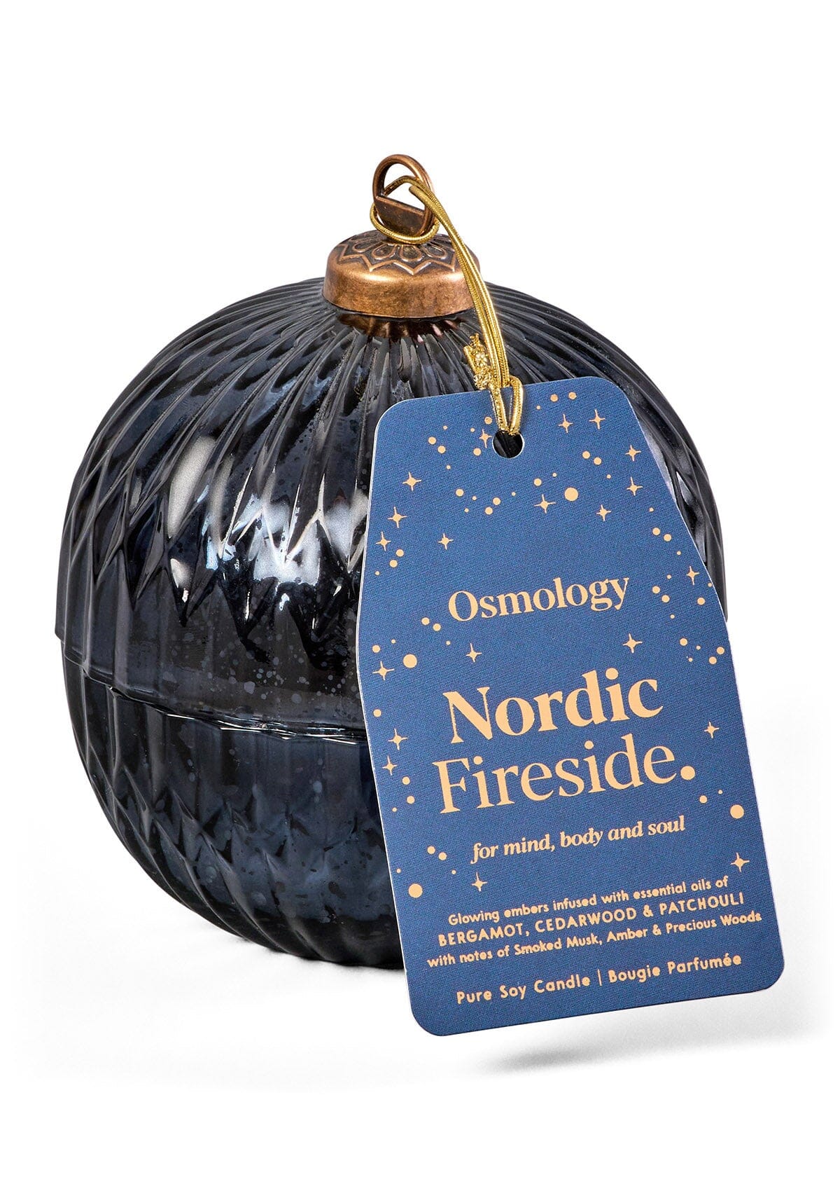 Nordic Fireside Scented Candle Ornament