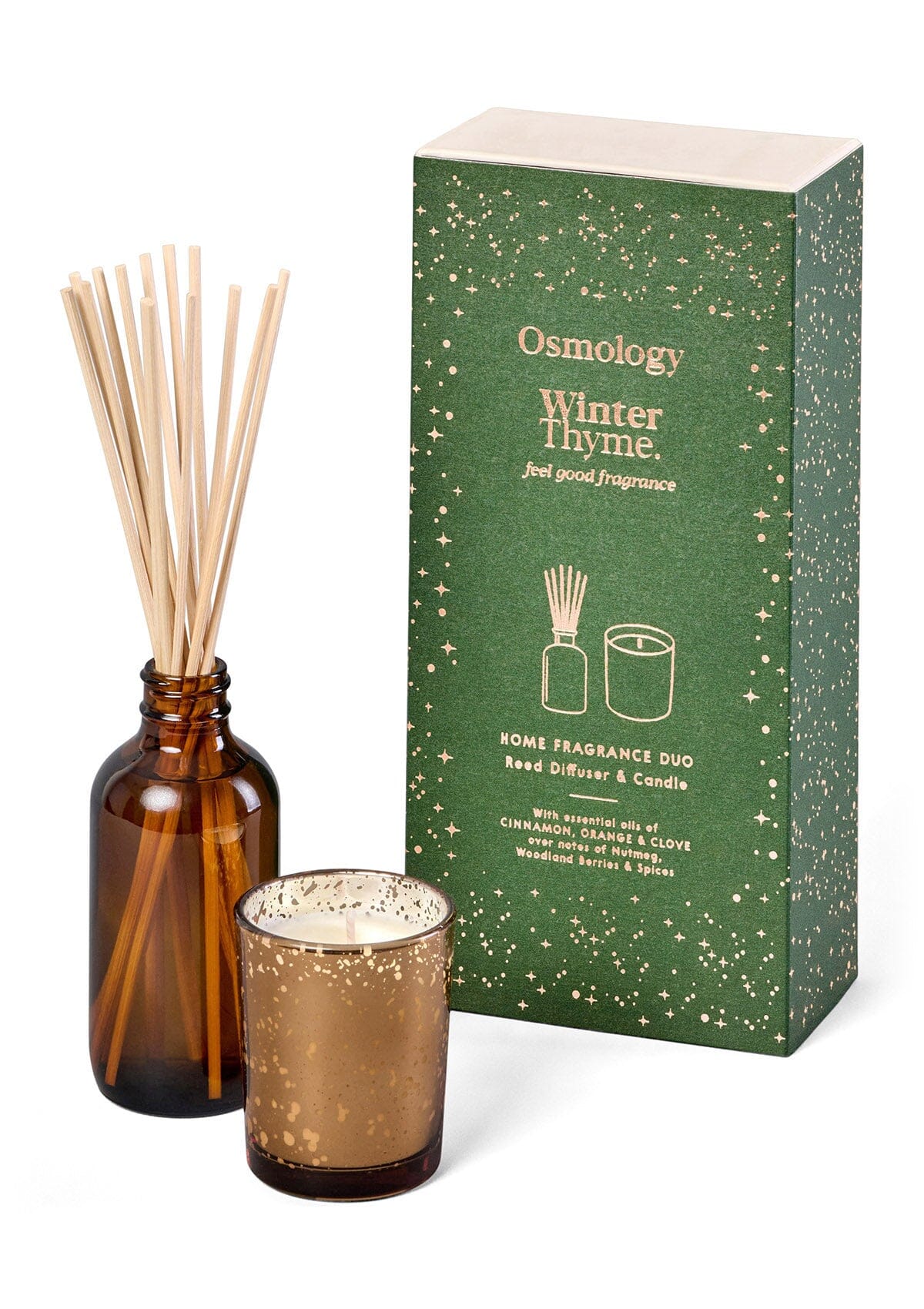 Winter Thyme Candle and Diffuser Gift Set