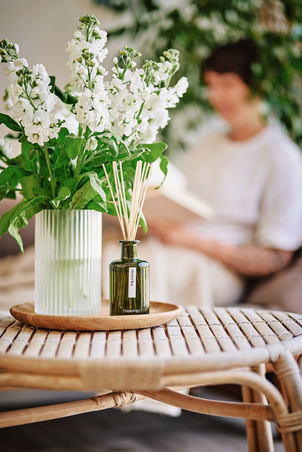 Herbal Tea Reed Diffuser - Chamomile Lavender and Eucalyptus