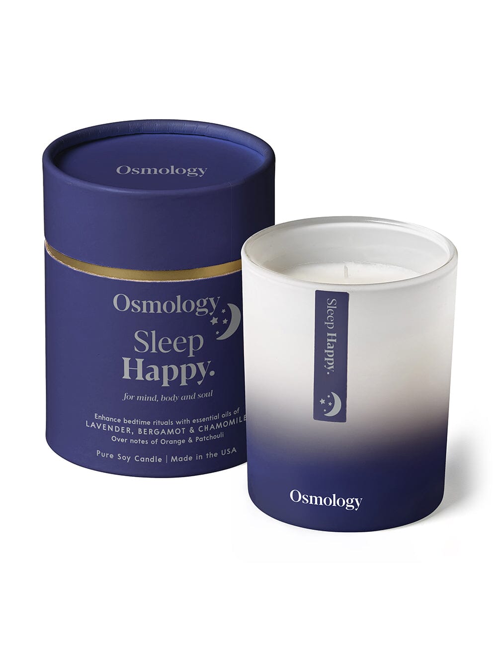 Sleep Happy Scented Candle - Lavender Bergamot and Chamomile